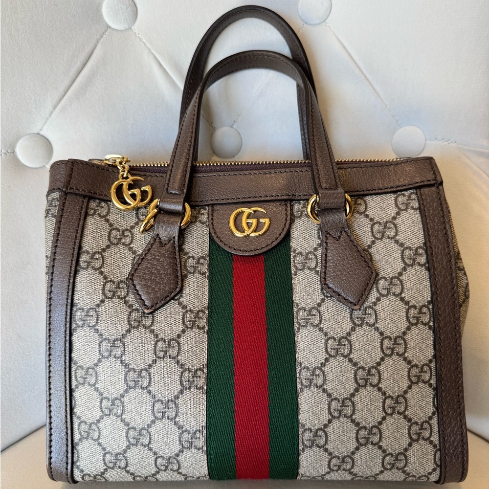 Gucci GG Supreme Ophidia Small Tote Bag